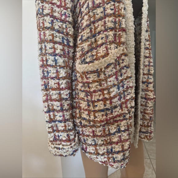 Multicolor Textured Blazer - Picture 4 of 9